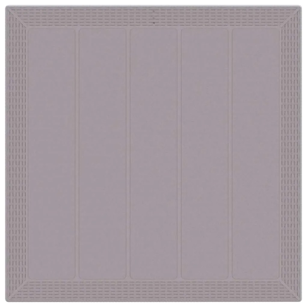 Conjunto de Jantar de Jardim 5 pcs Cinzento-claro Rattan / Vime