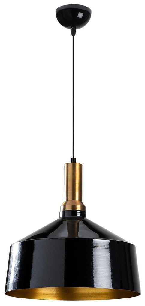 Candeeiro Suspenso Berceste – Preto – 35 x 35 cm