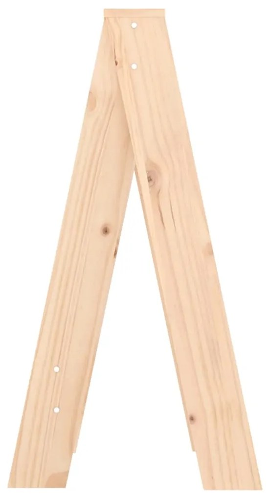 Bancos 2 pcs 40x40x75 cm pinho maciço