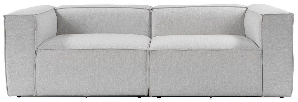 Sofá de 2 Lugares Fora – Cinzento Claro – 66x248 cm