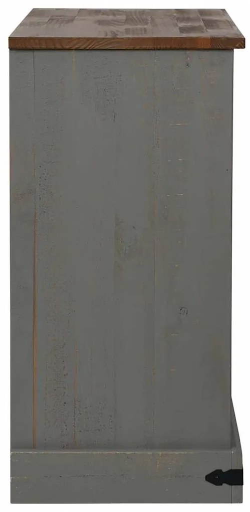 Aparador HALDEN 2 portas de correr 112x40x80 cm Madeira maciça