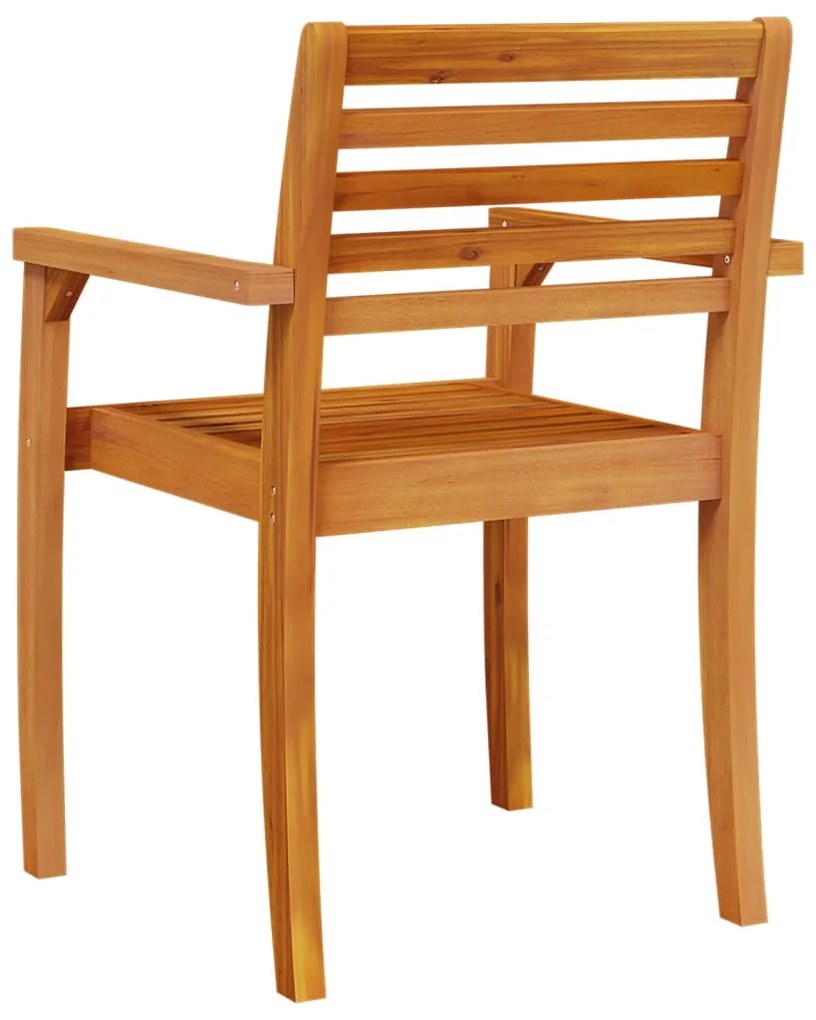 Cadeiras de jardim 8 pcs 59x55x85 cm madeira de acácia maciça