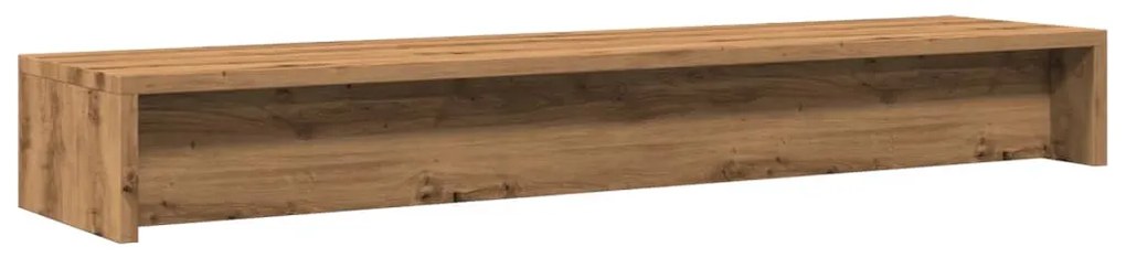 Suporte p/monitor 100x24x13cm deriv. madeira carvalho artisiano