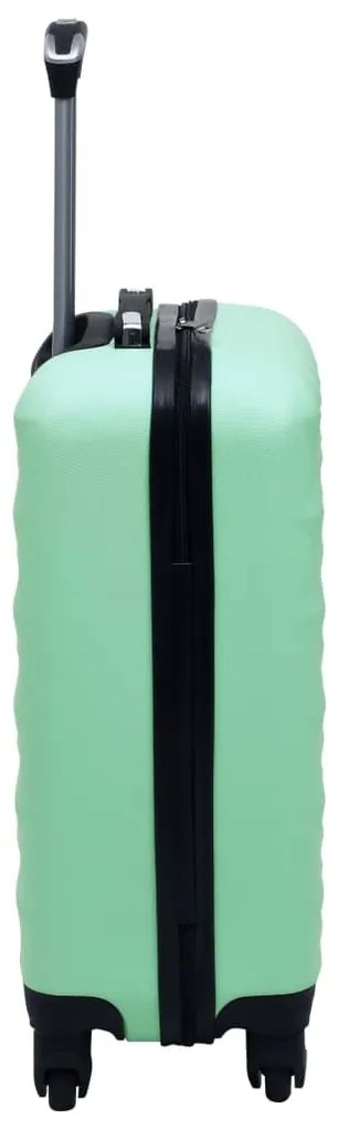 Conjunto de tróleis estojo rígido 2 pcs ABS verde hortelã