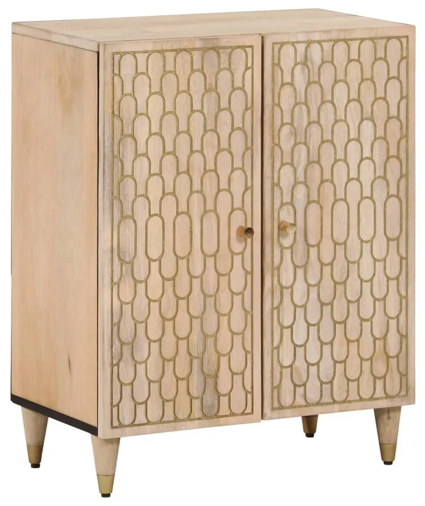 vidaXL Móvel de apoio 60x33x75 cm madeira de mangueira maciça