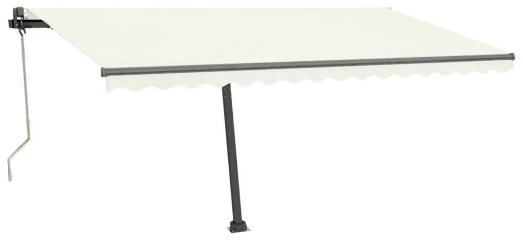 Toldo automático independente 400x350 cm cor creme
