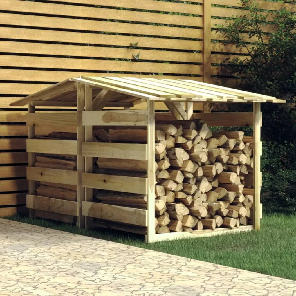 3096644 vidaXL Pérgolas com telhados 2 pcs pinho impregnado 100x90x100 cm