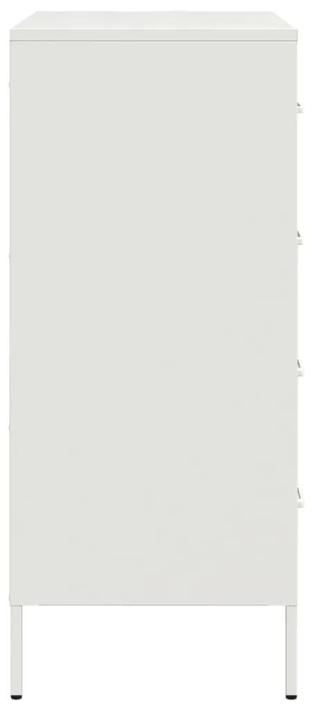 Aparador 68x39x89 cm aço branco