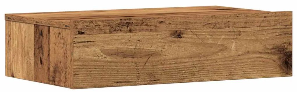 Mesa de cabeceira madeira velha 60x35 cm madeira engenharia