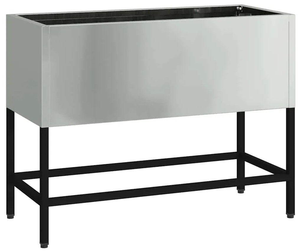 Jardineira Elevada vidaXL 60x26x45 cm Aço Galvanizado