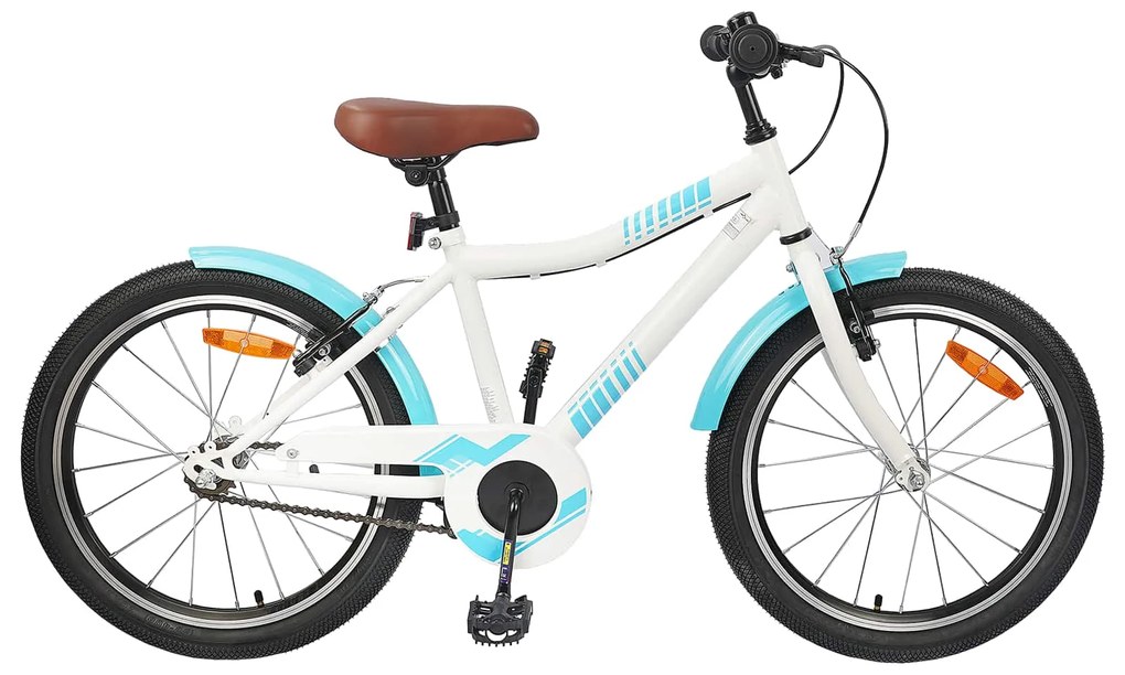 vidaXL Bicicleta Infantil 20 Polegadas para 6-11 Anos Azul Claro