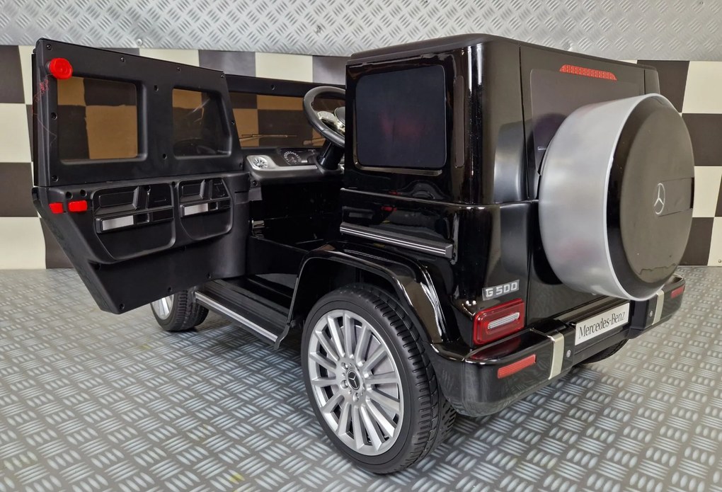 Carro elétrico para Crianças Mercedes G500 Preto Metálico