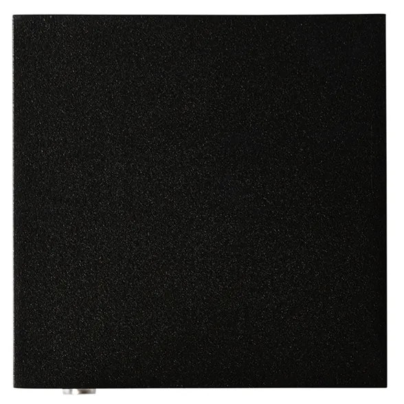 Candeeiro de parede preto com LED e dimmer tátil recarregável - Joris Moderno