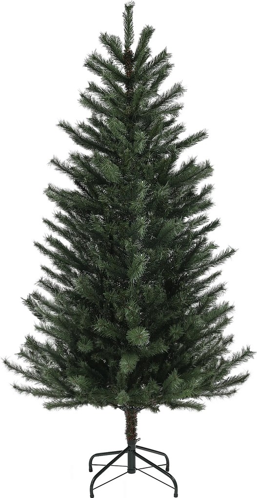 Árvore de Natal artificial de 180 cm com suporte dobrável em aço, 467 ramos, decoração de Natal, verde