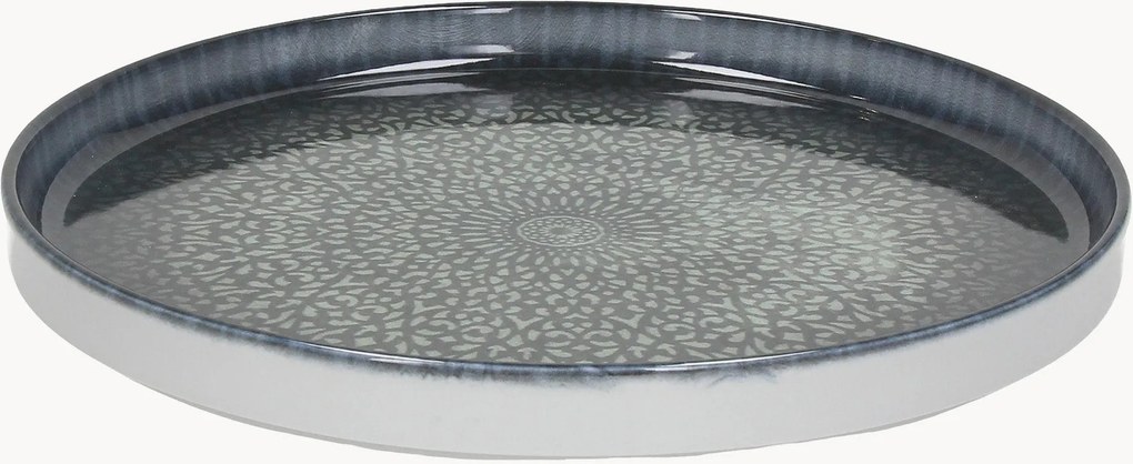 Pratos marcadores em porcelana Oriental, conjunto de 6