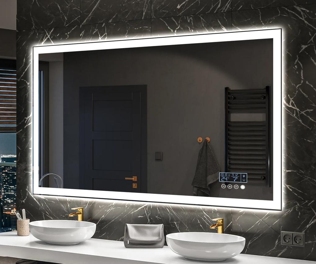 Espelho com iluminação LED L01 para casa de banho