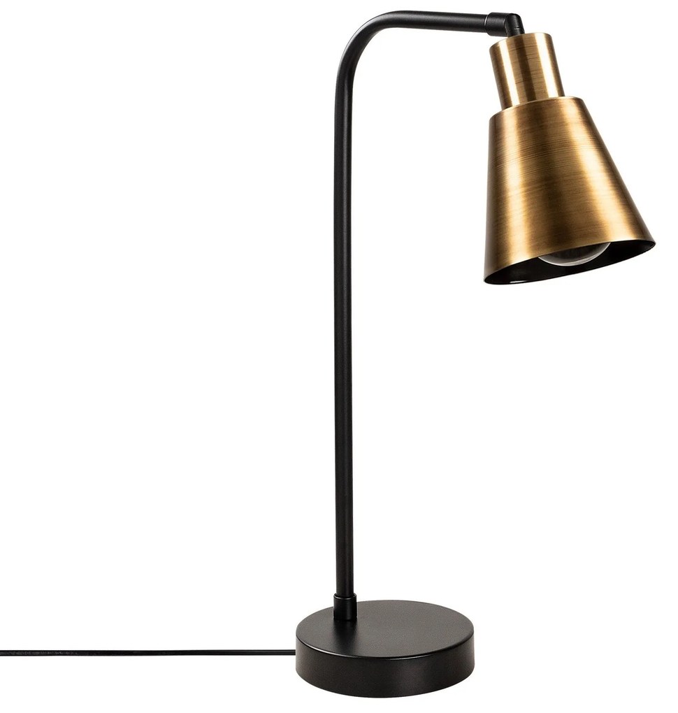 Candeeiro de Mesa Emek – Preto – 28 x 17 cm