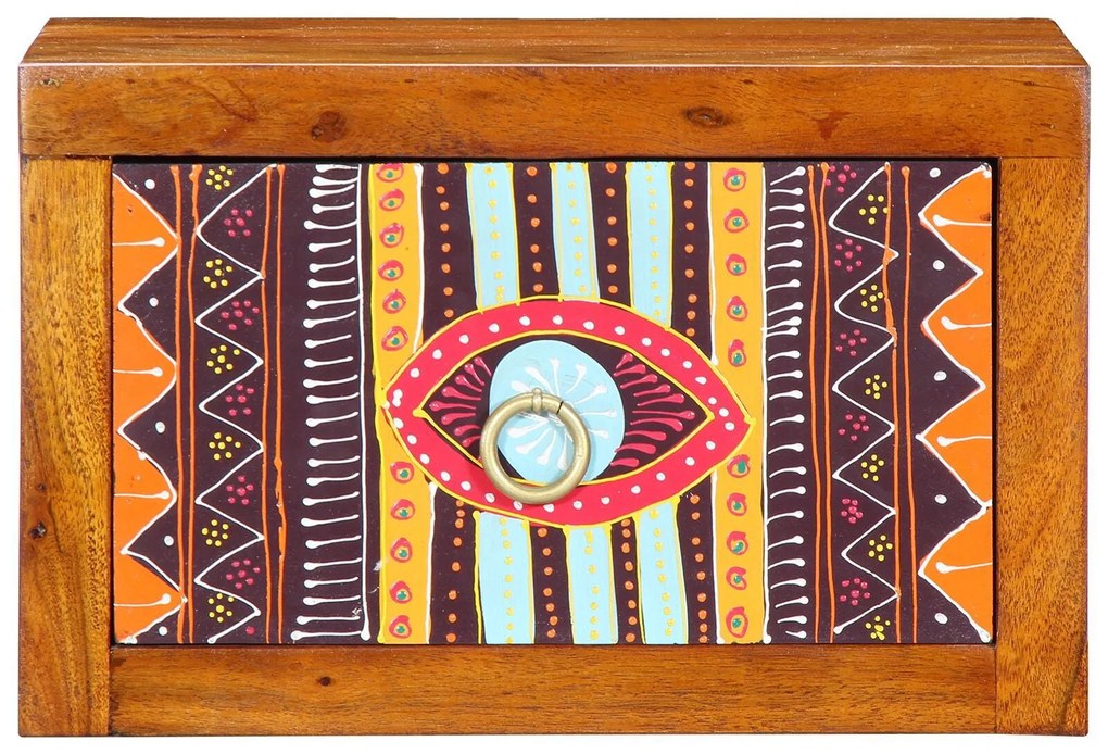 Mesas de cabeceira 2 pcs 35x30x22 cm Madeiras maciças de Acácia