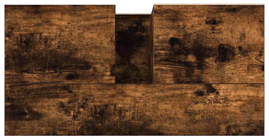 Armário casa de banho 65x33x60 cm madeira carvalho fumado