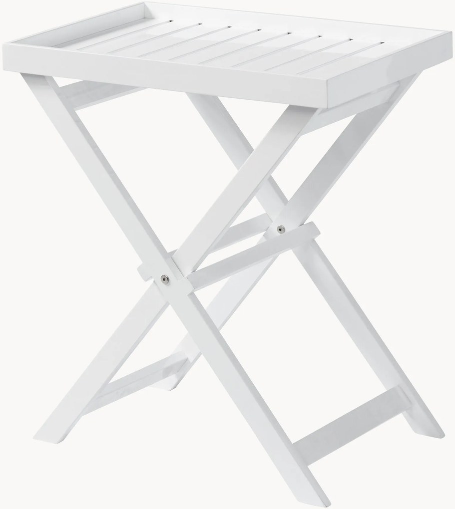 Mesa dobrável para jardim com tabuleiro removível Glossy