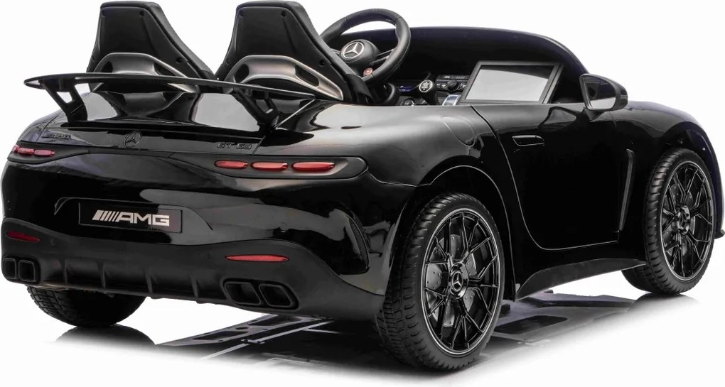 Carro elétrico para Crianças 24V, 2 Lugares, 4x4  Mercedes-Benz GT63 AMG, Rodas de espuma EVA, assento Couro ecológico Preto