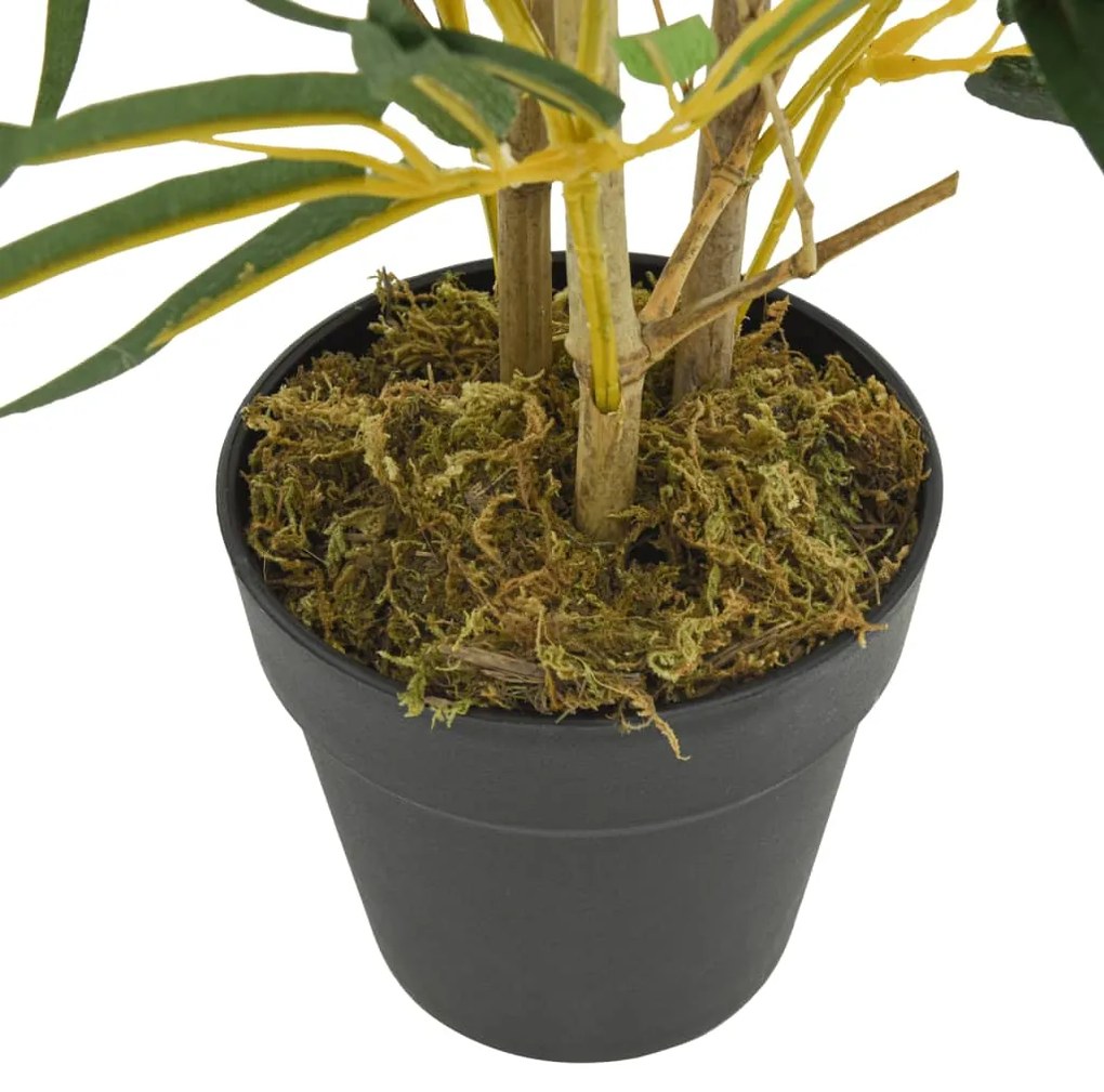 Árvore de bambu artificial 368 folhas 80 cm verde