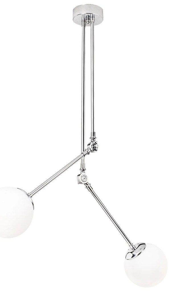 Candeeiro de Teto Cambaz – Cromado – 100 x 15 cm