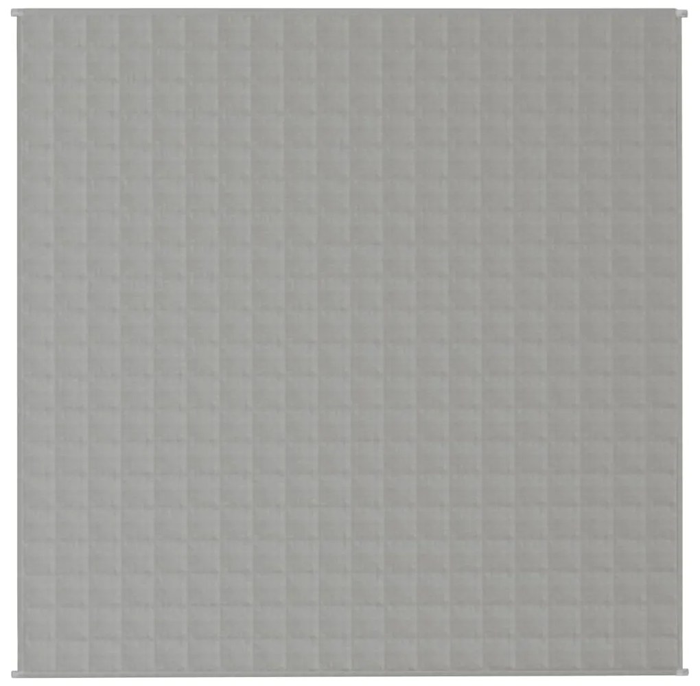 Manta pesada 13 kg 200x200 cm tecido cinza