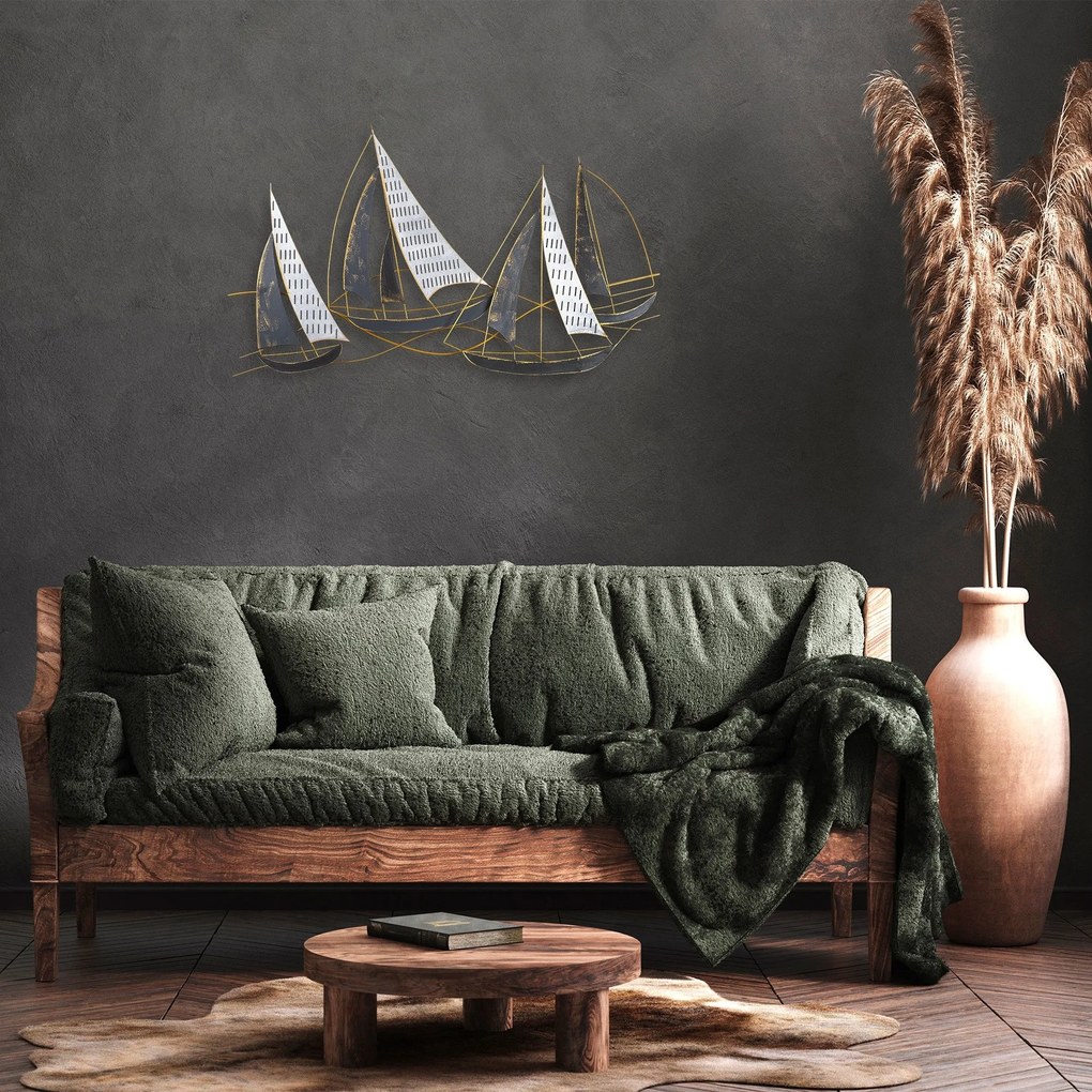 Acessório Decorativo de Parede Barbaros – Multicolor – 125 x 74 x 8 cm
