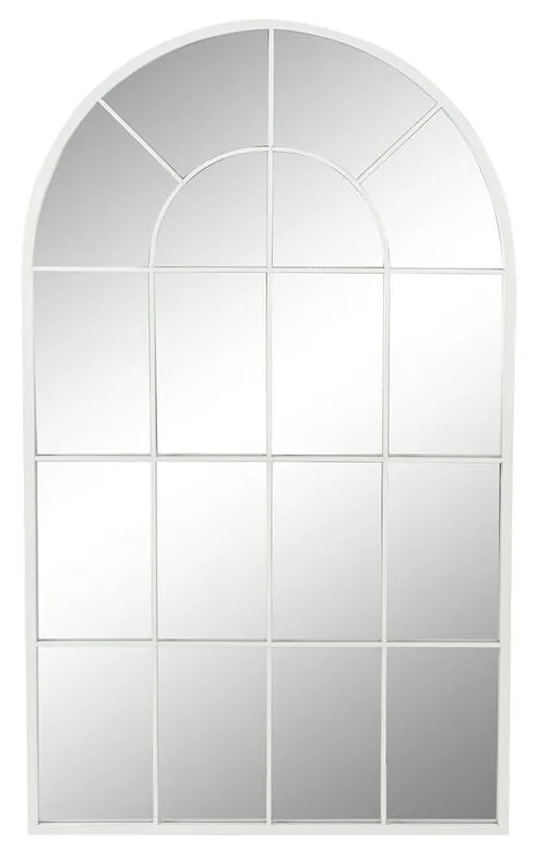 Espelho de Parede Dkd Home Decor Branco Cristal Ferro Janela 70 X 2,5 X 120 cm