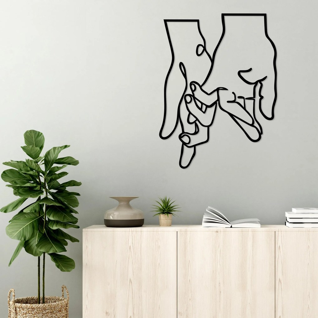 Acessório Decorativo de Parede Model-084 – Preto – 58 x 76 cm