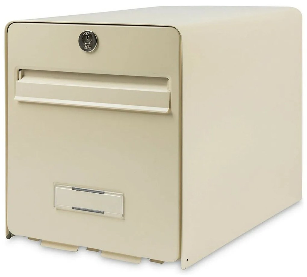 Caixa de correio Burg-Wachter   Bege Aço Galvanizado 36,5 x 28 x 31 cm