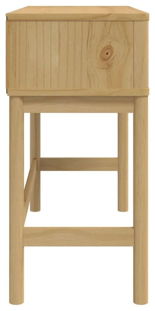 Mesa consola FLORO 89,5x36,5x73 cm pinho maciço castanho mel