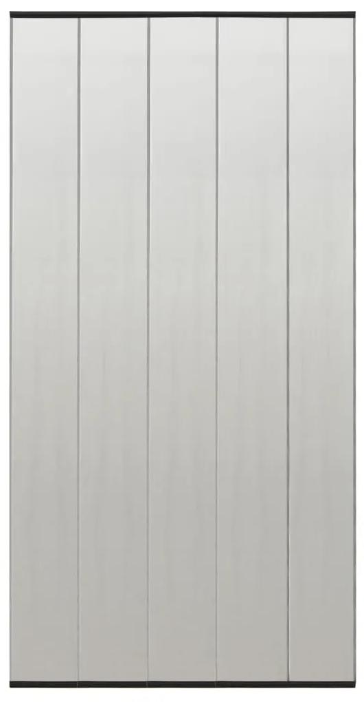 Cortina porta anti-insetos c/ 5 painéis 120x240 cm malha preto
