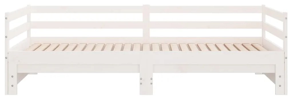 Estrutura sofá-cama de puxar sem colchão 90x190 cm branco