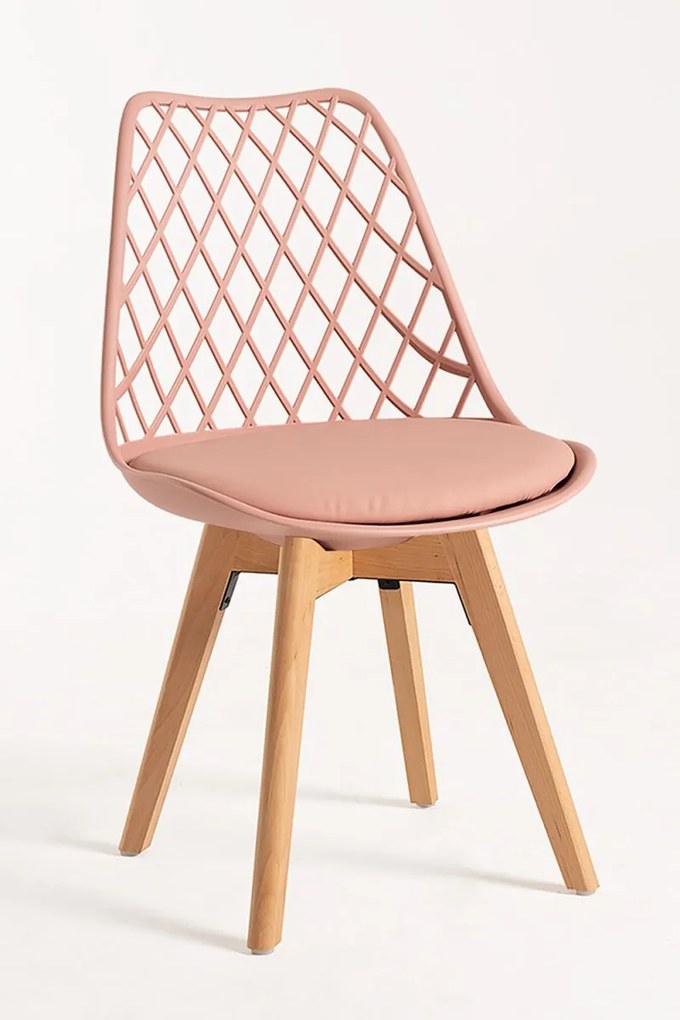 Pack 4 Cadeiras Mima - Rosa de avelã