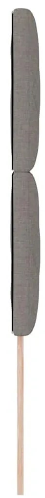 Cabeceira LED vidaXL Design de Blocos de Diamante Taupe 100 cm Tecido