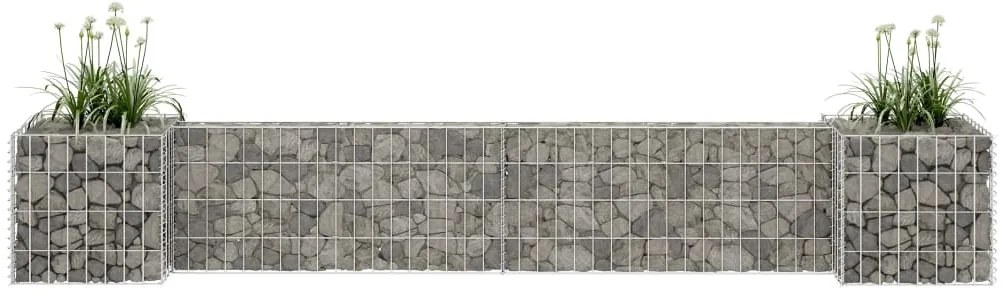 Gabião em forma de H fio de aço 260x40x40 cm