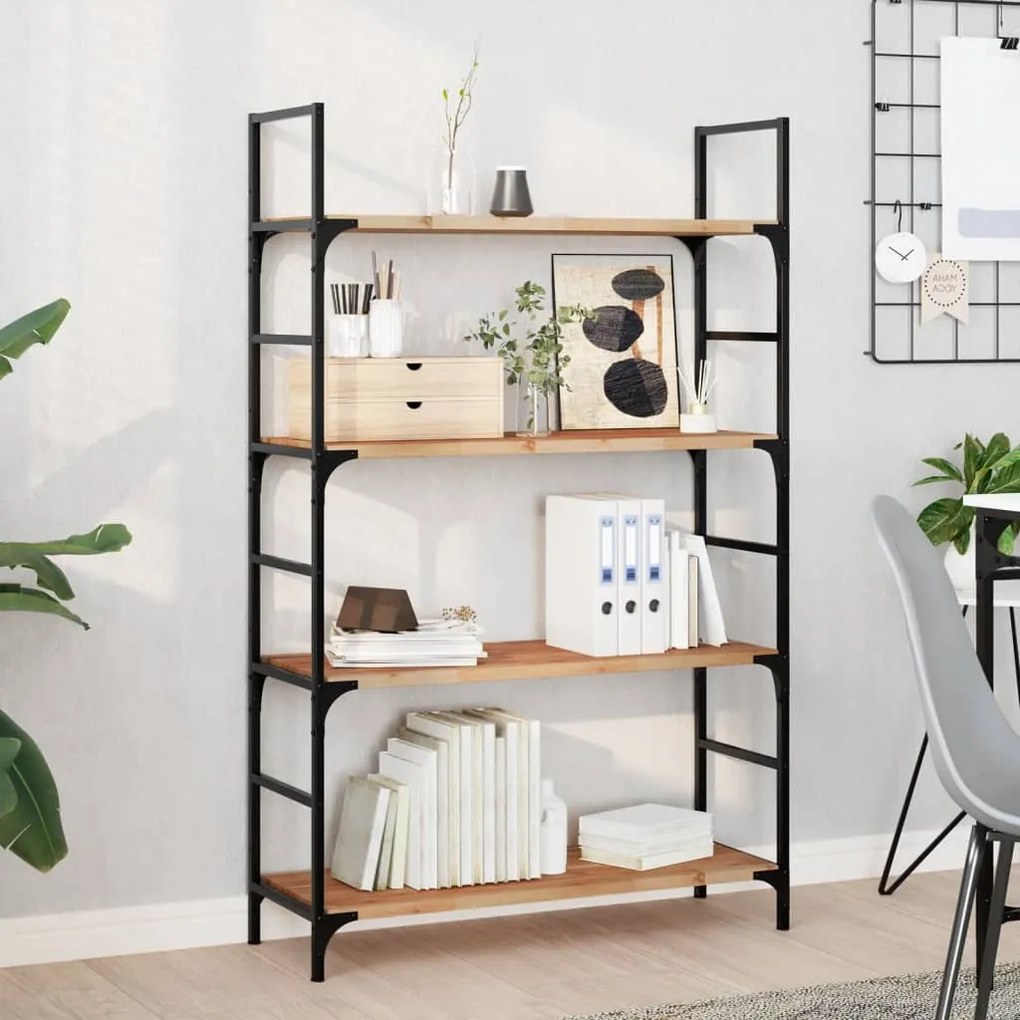 vidaXL Prateleira flutuante 100x30x2cm acácia maciça acabamento a óleo