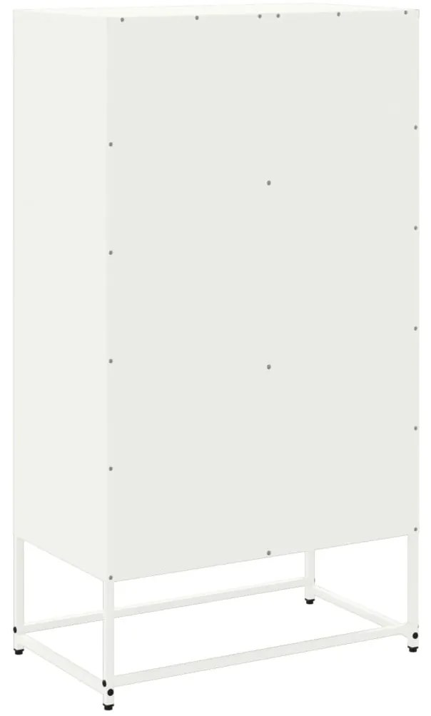 Aparador 68,5x38,5x123,5 cm aço branco