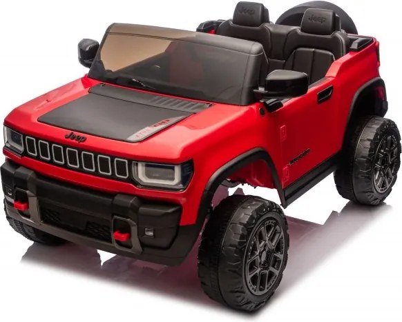 JIPE ELÉTRICO INFANTIL 4x4 Recon 12v, 2 lugares Vermelho
