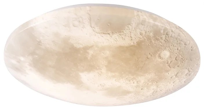 Candeeiro de teto branco com LED e dimmer com controlo remoto - Mane