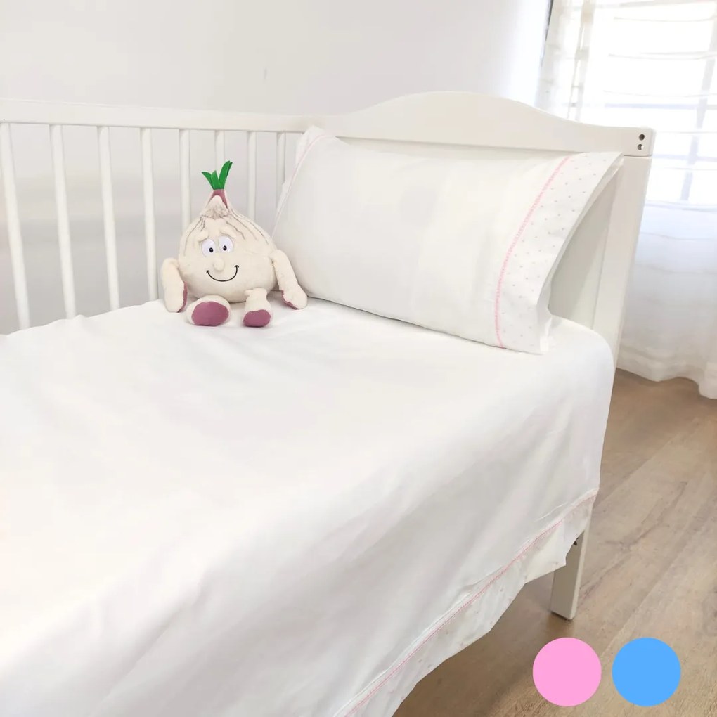 Capa de Edredão Bebé Bolinhas e Sonhos