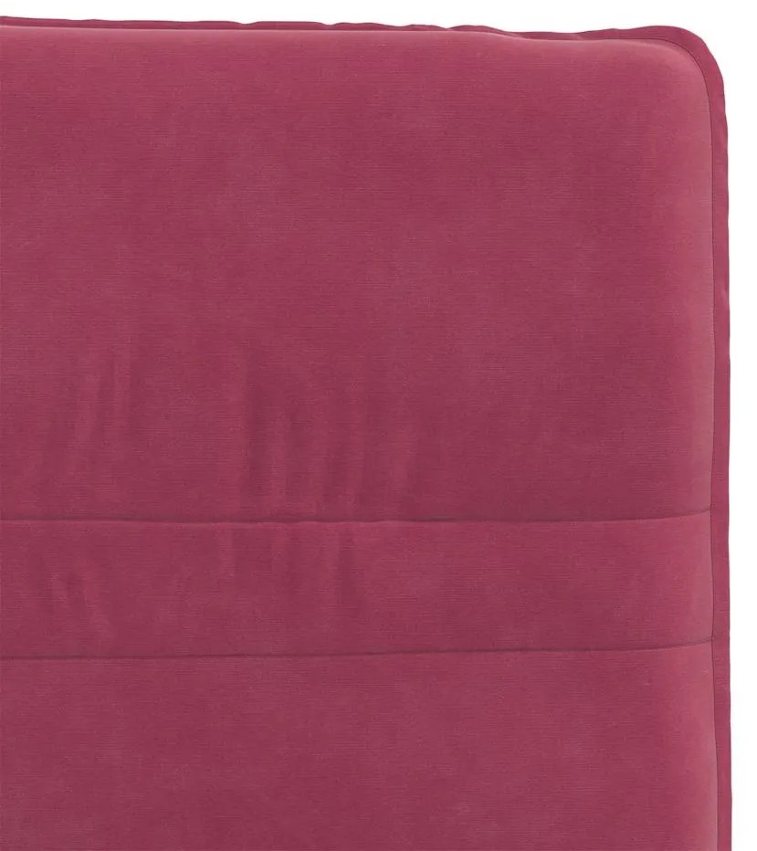 Cadeiras de jantar 2 pcs veludo vermelho tinto
