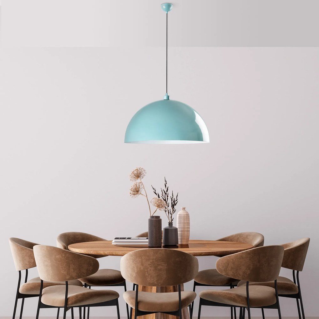 **** Candeeiro de Teto Kure – Turquesa – Ø60 h:35 cm
**