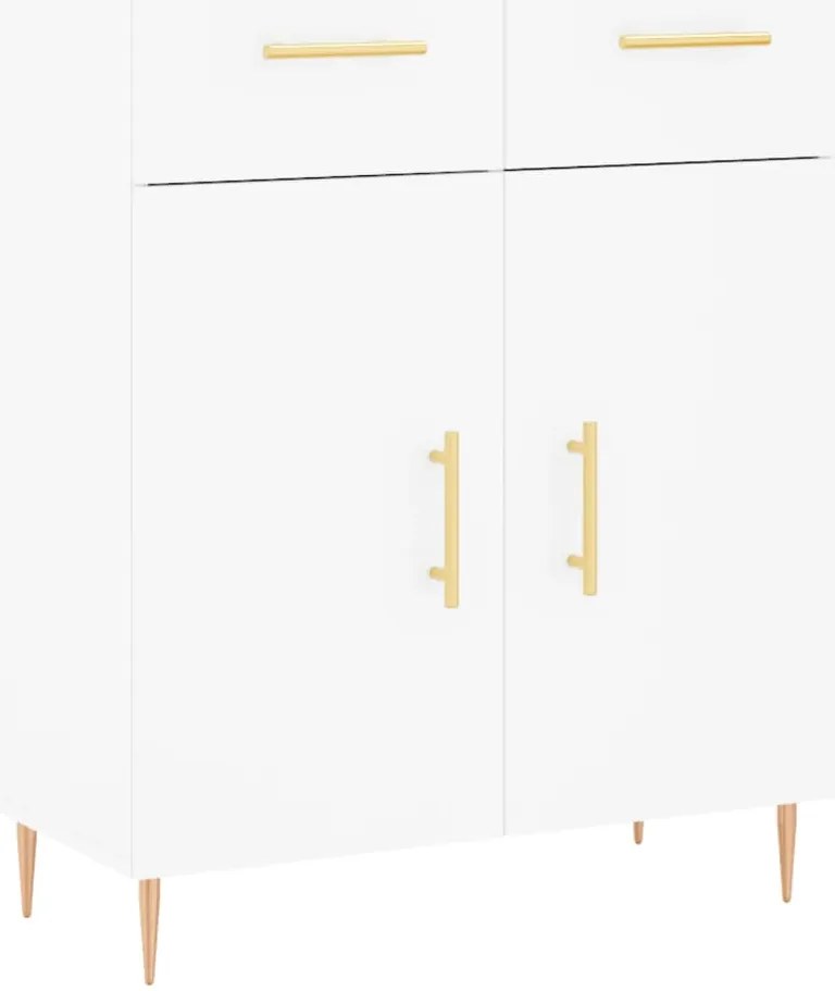 Armário alto 69,5x34x180 cm derivados de madeira branco