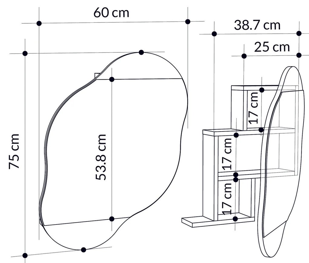 Armário Multiuso Pulse – Nogueira – 100x115x30 cm