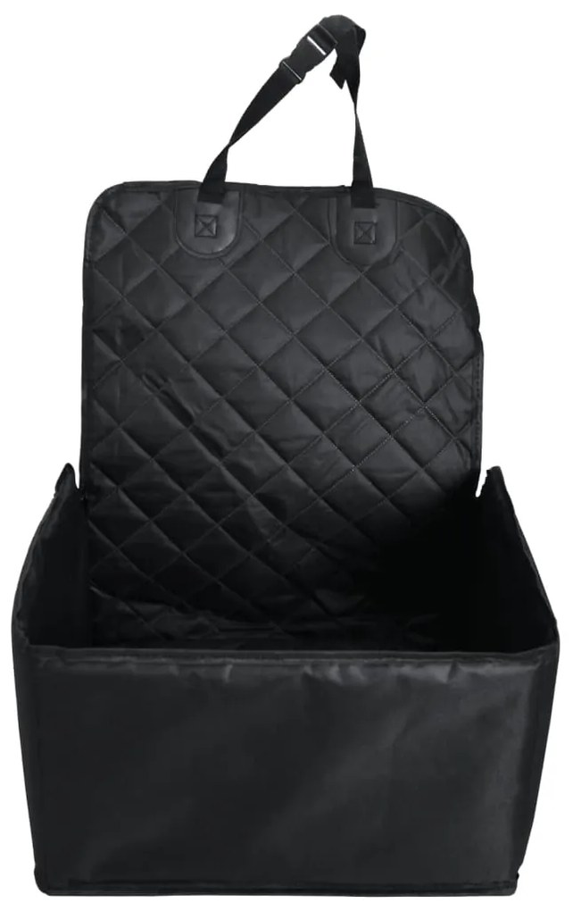 Assento de carro para cão 45x45x25/55 cm preto