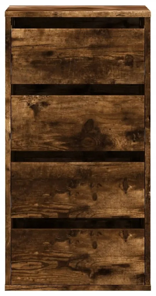 Cómoda com 4 Gavetas - 40x41x76 cm - derivados de madeira - madeira ve