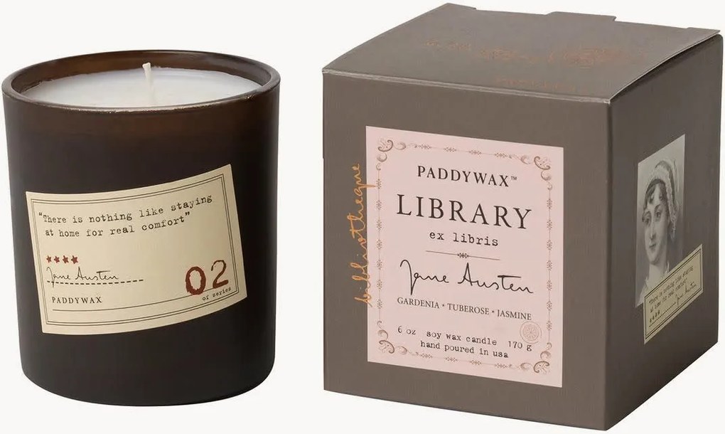 Vela perfumada Library (Gardénia, Tuberosa, Jasmim)